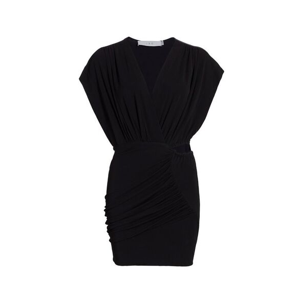 IRO Zera Ruched Mini Dress size 40/ us size 8 - Picture 6 of 9